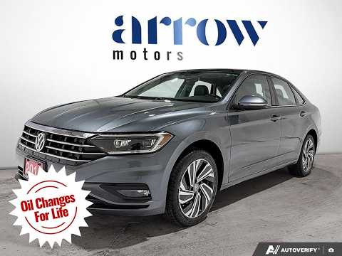 2019 Volkswagen Jetta Execline Auto in Gray for sale at Arrow Motors in Aylmer, ON