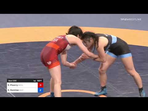 68 Kg Rr Rnd 2 - Solin Piearcy, Menlo Wrestling Club Vs Sienna Ramirez, Southern Oregon Regional T