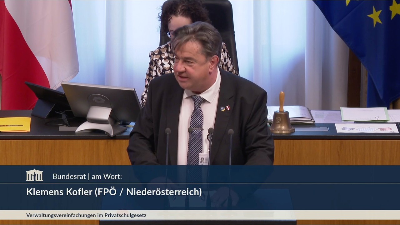 Klemens Kofler - Privatschulgesetz - 7.5.2026