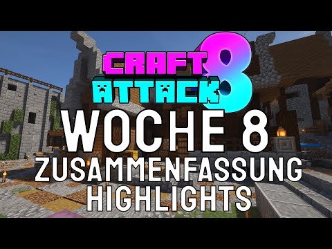 Craft Attack 8 KOMPLETTE WOCHE 8 ZUSAMMENFASSUNG - Jeder Teilnehmer| Von Fan für Fans | Urutox