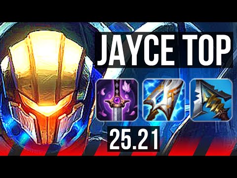 JAYCE vs JAX (TOP) | 8 solo kills, 46k DMG, 13/3/8, Legendary, 500+ games | KR Master | 25.21