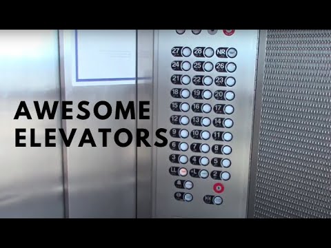 AMAZING Westinghouse Traction Elevators - Hilton, Atlanta, GA