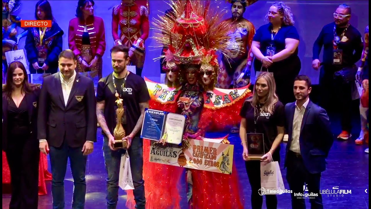 Retransmisión en directo - Concurso Internacional de Maquillaje Corporal Carnaval de Águilas 2026 - World Bodypainting Festival