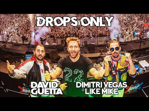 David Guetta B2B Dimitri Vegas & Like Mike AMF 2018 Drops Only