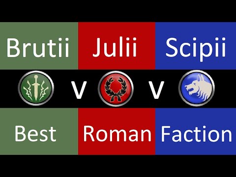 Best Roman Faction? - Rome Total War (Brutii, Julii, Scipii)