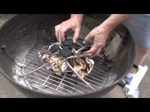 How to start a barbecue without lighter fluid