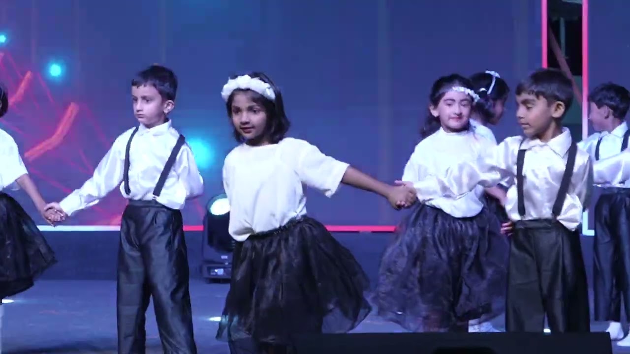 Lakshya International School Annual Day 2025 | The World Dance Party | EY2 Kids Dance Performance |
