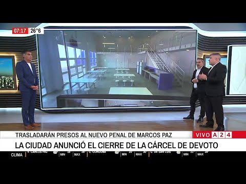 📢 LA CIUDAD ANUNCIÓ EL CIERRE DE LA CÁRCEL DE DEVOTO: TRASLADARAN PRESOS AL PENAL DE MARCOS PAZ