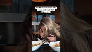 The Moment Austin’s DAD Mode Activated With Alexa😳👀 #austinmcbroom #acefamily #shorts