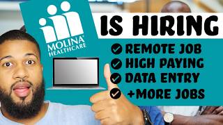 MOLINA Is Hiring! Work From Home Jobs 2025 +Pays In 24 Hours! No Interview