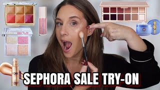 TRYING NEW MAKEUP FROM THE SEPHORA SALE 💄 HOURGLASS, DIOR BEAUTY, PATRICK TA