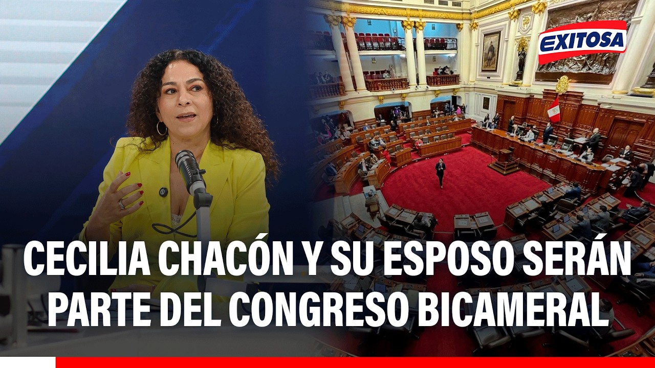 🔴🔵 Cecilia Chacón y su esposo serán parte del Congreso bicameral
