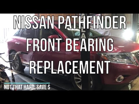 Replacing Nissan Pathfinder Front Bearing. Do it yourself, save $