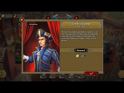 Great voyage ( hard ) - Discovery age : European War 5