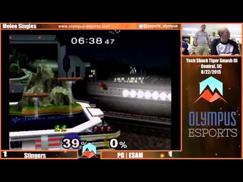 Tiger Smash III - PG | ESAM Vs. Stingers - SSBM Winners Finals - Smash Melee