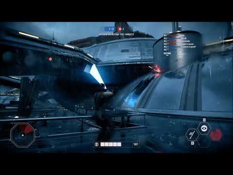 HvV with Rey  mind trick Maul off the map.
