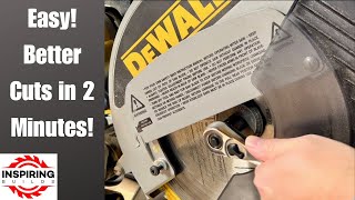 How to Change a DeWalt Miter Saw Blade | DW708