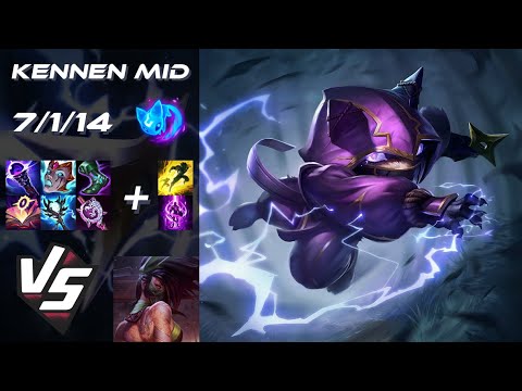 MID Kennen vs Akali - NA Challenger Patch 14.23