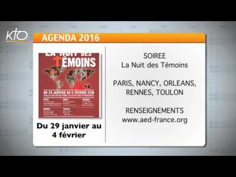Agenda du 22 janvier 2016