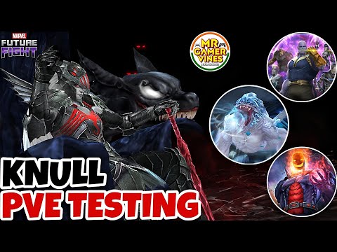 Knull New Uniform WBL, ABX, GBR Testing | Marvel Future Fight