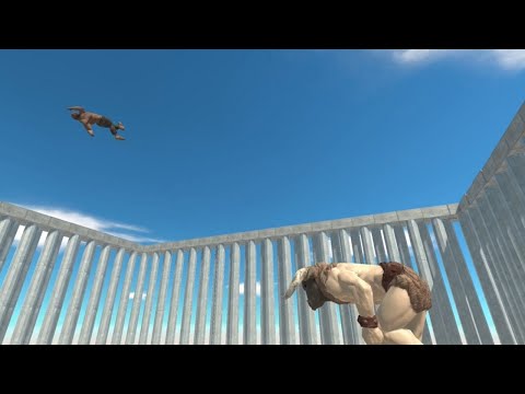 NEW UNIT MINOTAUR in Sky Cage vs ALL UNITS Animal Revolt Battle Simulator