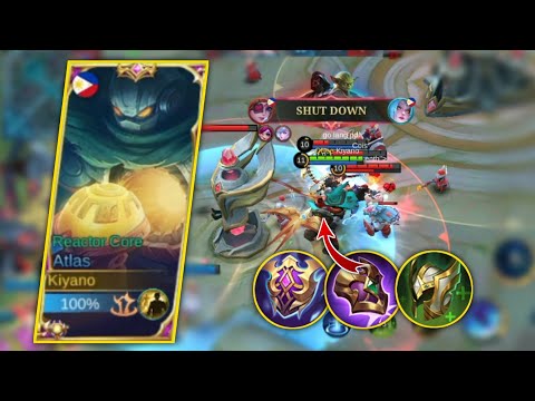 THIS BUILD CAN DESTROY THE WHOLE GAME! TOP GLOBAL ATLAS! | MLBB