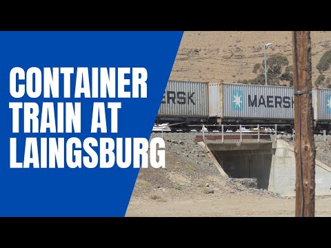 Transnet Container Train through Laingsburg