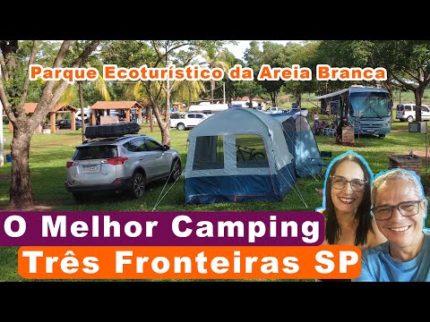 ✅ Parque Ecoturístico da Areia Branca  - Três Fronteiras SP - O melhor Camping