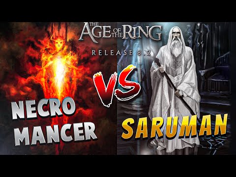 WTF? | Saruman vs Necromancer | Age of the Ring Mod 8.2 | Which one is stronger?