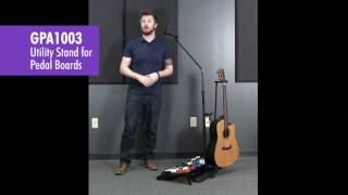 Video thumbnail for GPA1003 Utility Stand for Pedal Boards by On-Stage