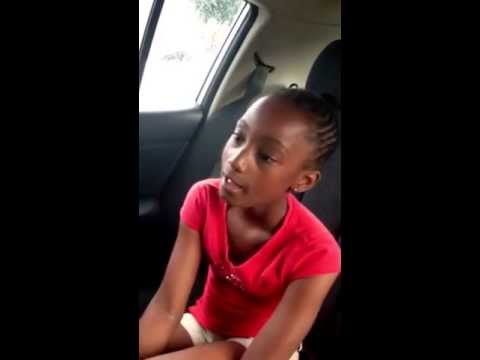 Amari singing me happy birthday.