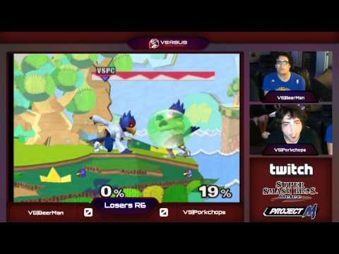 VS Weekly 8/13/14 - Losers R6 - VS/Beerman (Falco) vs VS/PorkChops (Falco) - SSBM