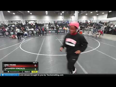 127 Lbs Semifinal - Cassandra Gonzales, MN Vs Emily Pedro, TX B795
