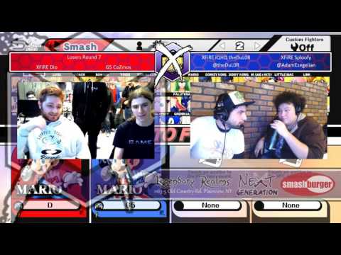 XFiRE | Dio (Mario) vs G5 | CoZmos (Mario) @Sm4shburger 3!