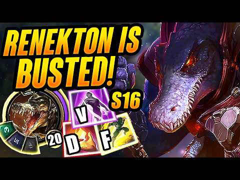 Season 16 Renekton is ACTUALLY BROKEN | An Indepth Renekton Guide To Season 16