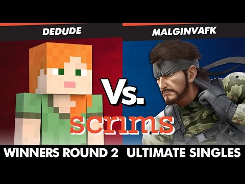 Scrims Showdown 46 - DeDude (Steve) Vs. Malginvafk (Snake) SSBU Ultimate Tournament