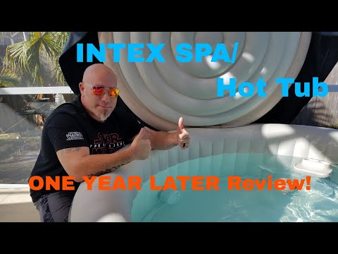 INTEX Spa and HOT TUB! 1 YEAR LATER!