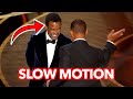 Will Smith SLAPS Chris Rock SLOW MOTION