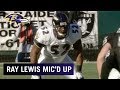 Ray Lewis Mic’d Up vs. Raiders ‘This a Man’s Game, Boy!’ | Baltimore Ravens