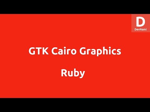 GTK Cairo Graphics in Ruby