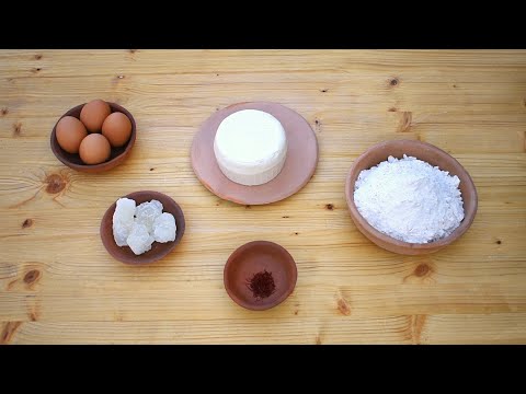 Medieval Cheesecake - Saffron Cheesecake