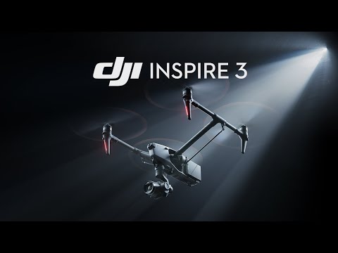 Dji inspire 3 drone, video resolution: 5.1k