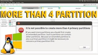 How to Create More Than 4 Partitions {Extended | Logical Partition}