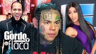 “Tremendo lambón”, así califica Tekashi 6ix9ine a El Alfa y también habla de Cardi B