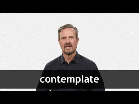 contemplate meaning in hindi