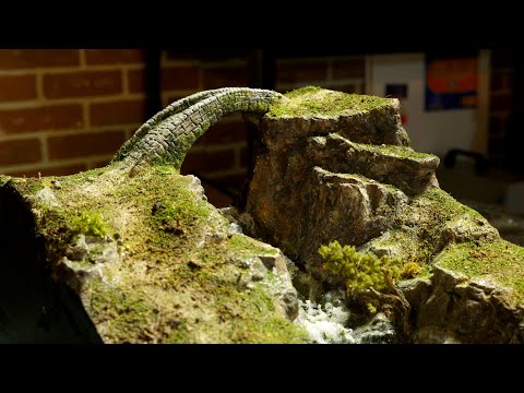 Sculpt an old Stone Bridge from clay! (Realistic scenery|Diorama)