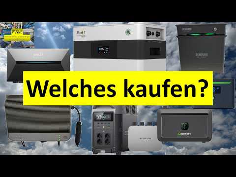 All storage systems for balcony power plants tested: SunLit, Growatt, Anker, Zendure, EcoFlow, Ma...
