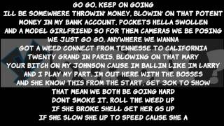 Yo Gotti- &quot;Go Girl&quot; (Feat Big K.R.I.T., Big Sean, Wale, Wiz Khalifa) LYRICS ON SCREEN YScRoll