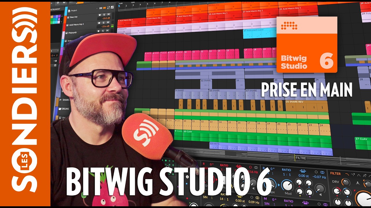 BITWIG STUDIO 6 - PRISE EN MAIN (Tuto débutant)