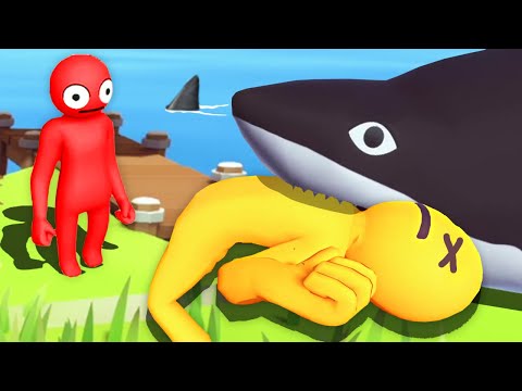 We BATTLE a HUGE SHARK as Ragdoll Fighters... (Havocado)
